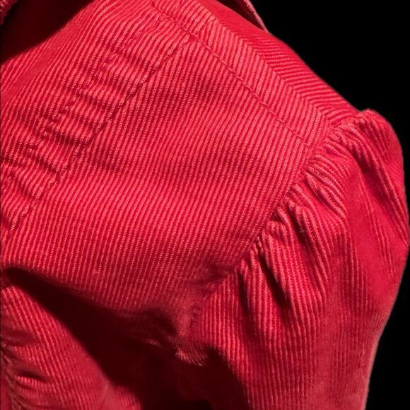 JCrew Women's Red Corduroy Blazer - Size 6 for casual and semi-formal - Picture 5 of 8